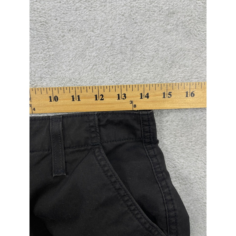 Levi's '94 Baggy Cargo Pants Women 26 Black Utility Drawstring Hem Cotton Twill - Picture 10 of 13